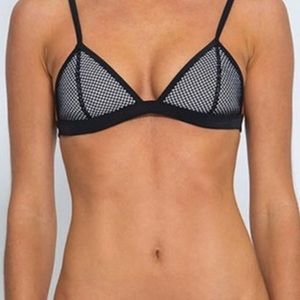 Triangl Neoprene Mesh Bikini Top